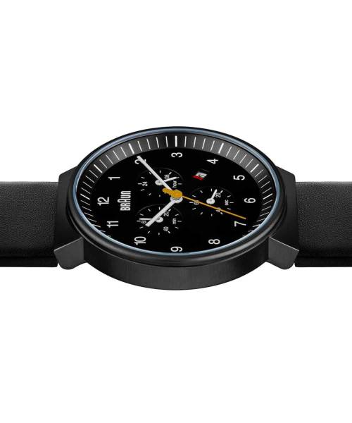 BRAUN（ブラウン） | BRAUN WATCH CHRONOGRAPH BLACK LEATHER BN0035BKBKG（ブラウン腕時計  クロノグラフ ブラックレザーベルト） | BERINGやBRAUN時計の公式通販サイト | ノルディック フィーリング