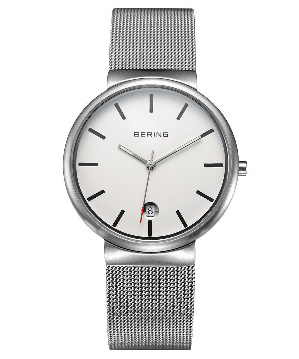 BERING Unisex Classic Scandinavian Mesh Silver 11035-004ix[O jZbNXrv NVbNXJWirAbV Vo[j