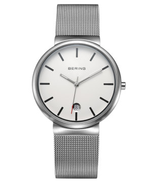 BERING Unisex Classic Scandinavian Mesh Silver 11035-004ix[O jZbNXrv NVbNXJWirAbV Vo[j