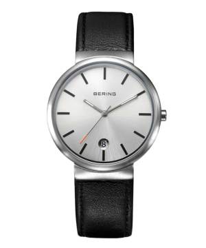 BERING Classic Scandinavian Stitched calf leather Black 11035-400