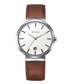 BERING Classic Scandinavian Stitched calf leather Brown 11035-500