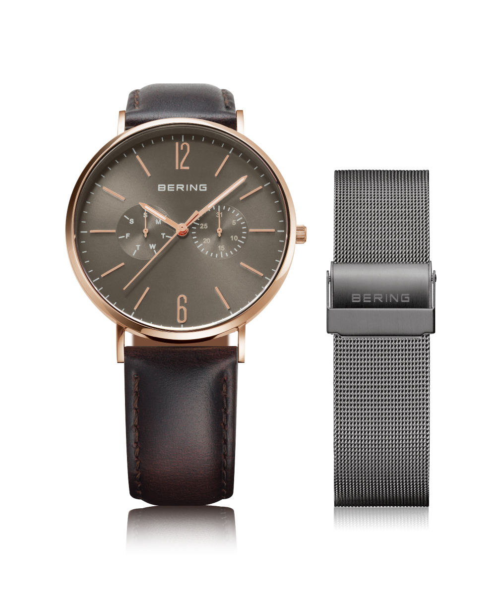 BERING（ベーリング） | BERING Unusex Changes 40mm BrownGray