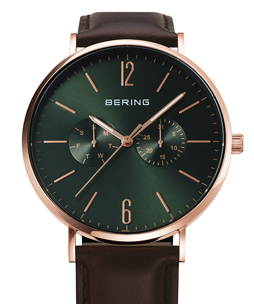 Curving Mesh | BERING Unisex Changes Mesh&Leather 40mm 14240-569 