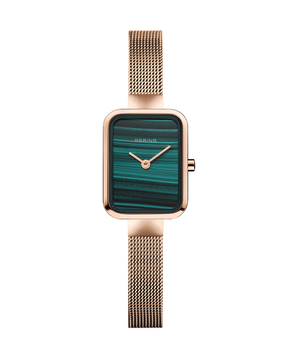 腕時計 | BERING Classic Petite Collection  14520-368（ベーリング レディース腕時計 クラシックプチコレクション ローズゴールド×グリーン） | BERINGやBRAUN時計の公式通販サイト | ノルディック フィーリング