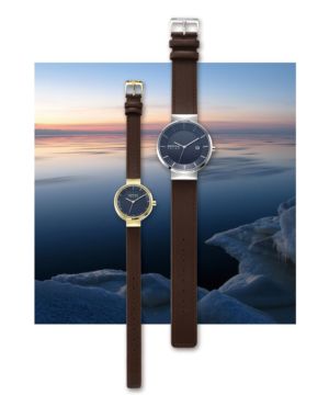 yAC[WFBERING Ladies Scandinavian Solar Navy Blue 14627-537 ix[O fB[Xrv \[[ lCr[u[j