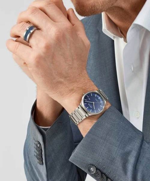 BERING（ベーリング） | BERING Mens Full Titanium Solar 15239-777（ベーリング腕時計 フルチタニウム  ソーラー ブルー×シルバーリンクベルト） | BERINGやBRAUN時計の公式通販サイト | ノルディック フィーリング