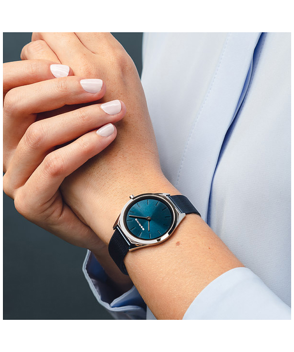 Blue | BERING Ladies Ultra Slim 17031-307 | 腕時計の通販サイト 