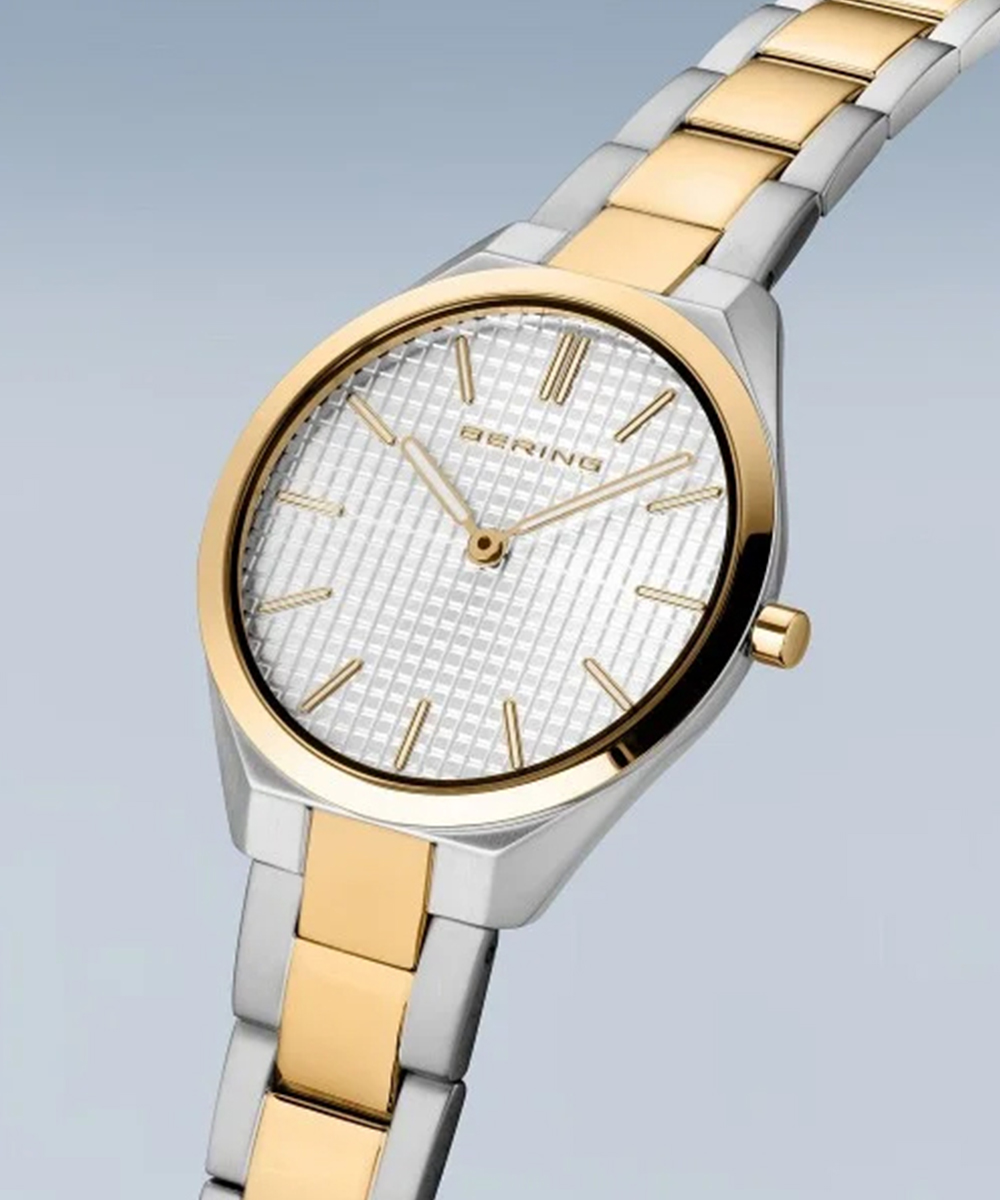 PRICE | BERING Ladies Ultra Slim Link Silver＆Gold 17231-704