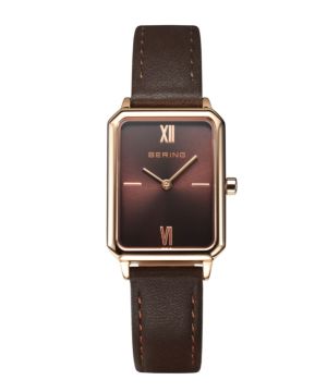 BERING Ladies Unisex Rectangle Leather 17423-565 ix[OfB[XjZbNXrv N^O U[ uEj