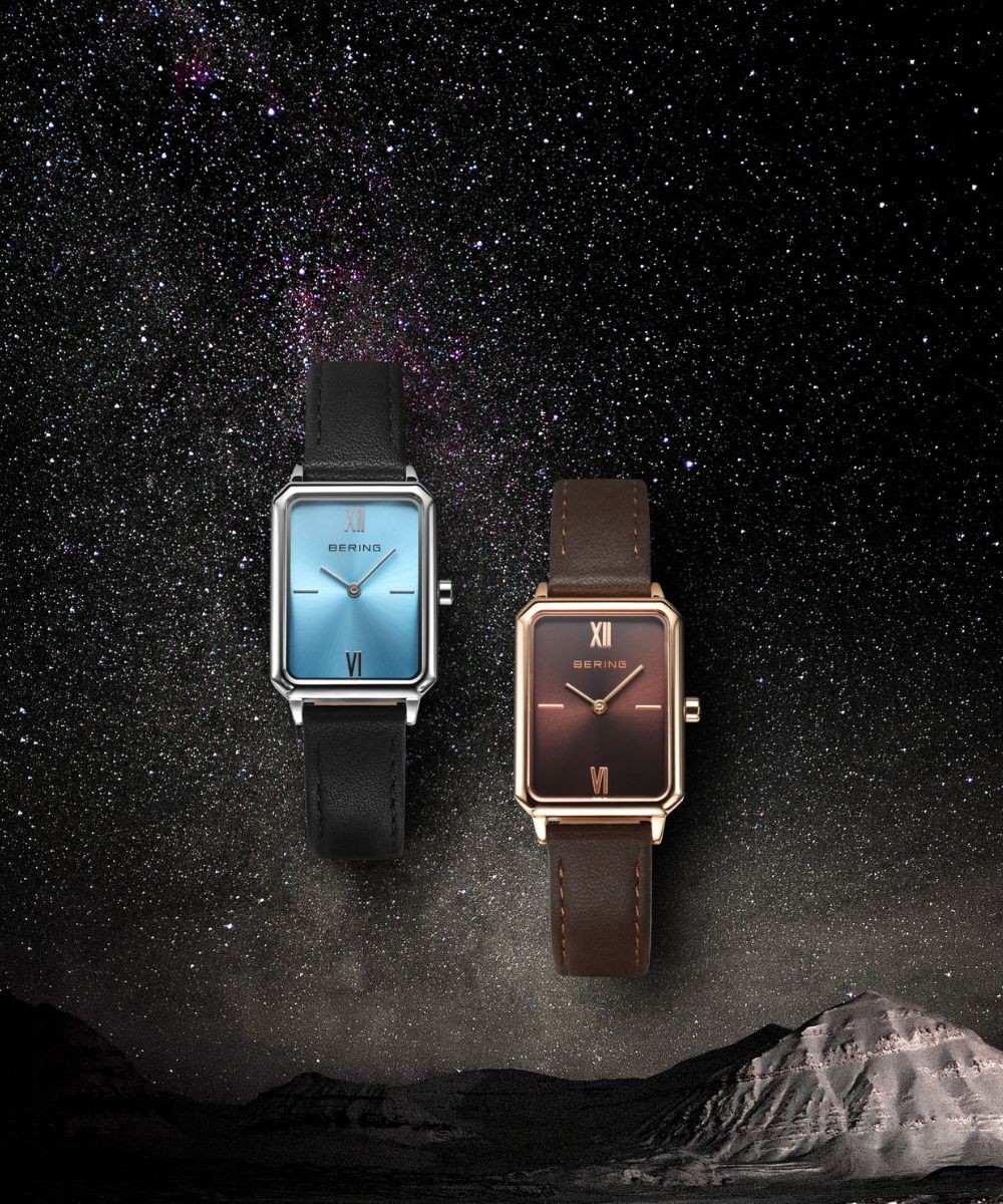 BERING/ベーリング レディースユニセックス腕時計 レクタングル リンク