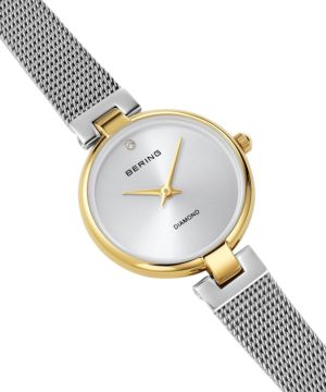 BERING Ladies Watch&Bracelet Silver&Gold 17724-010-GWP ix[OfB[Xrv&uXbg Vo[&S[hj