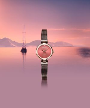 BERING Ladies Watch Classic Diamond Cherry Blossom Japan Limited 17724-069 �i�x�[�����O ���f�B�[�X�r���v �N���V�b�N�_�C�A�����h �`�F���[�u���b�T�� �� ���{���胂�f���j