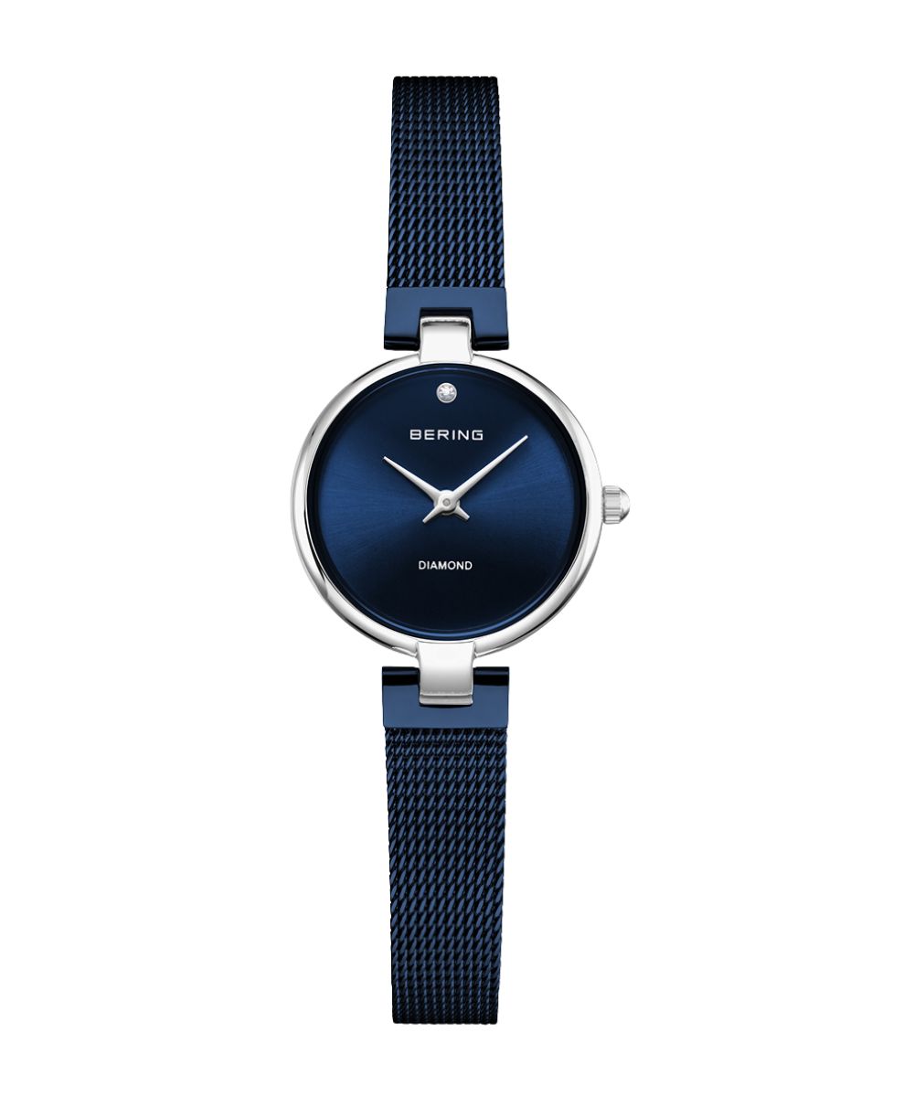 BERING Ladies Watch Classic Daimond Blue 17724-307�i�x�[�����O ���f�B�[�X�r���v �N���V�b�N�_�C�A�����h �u���[�j