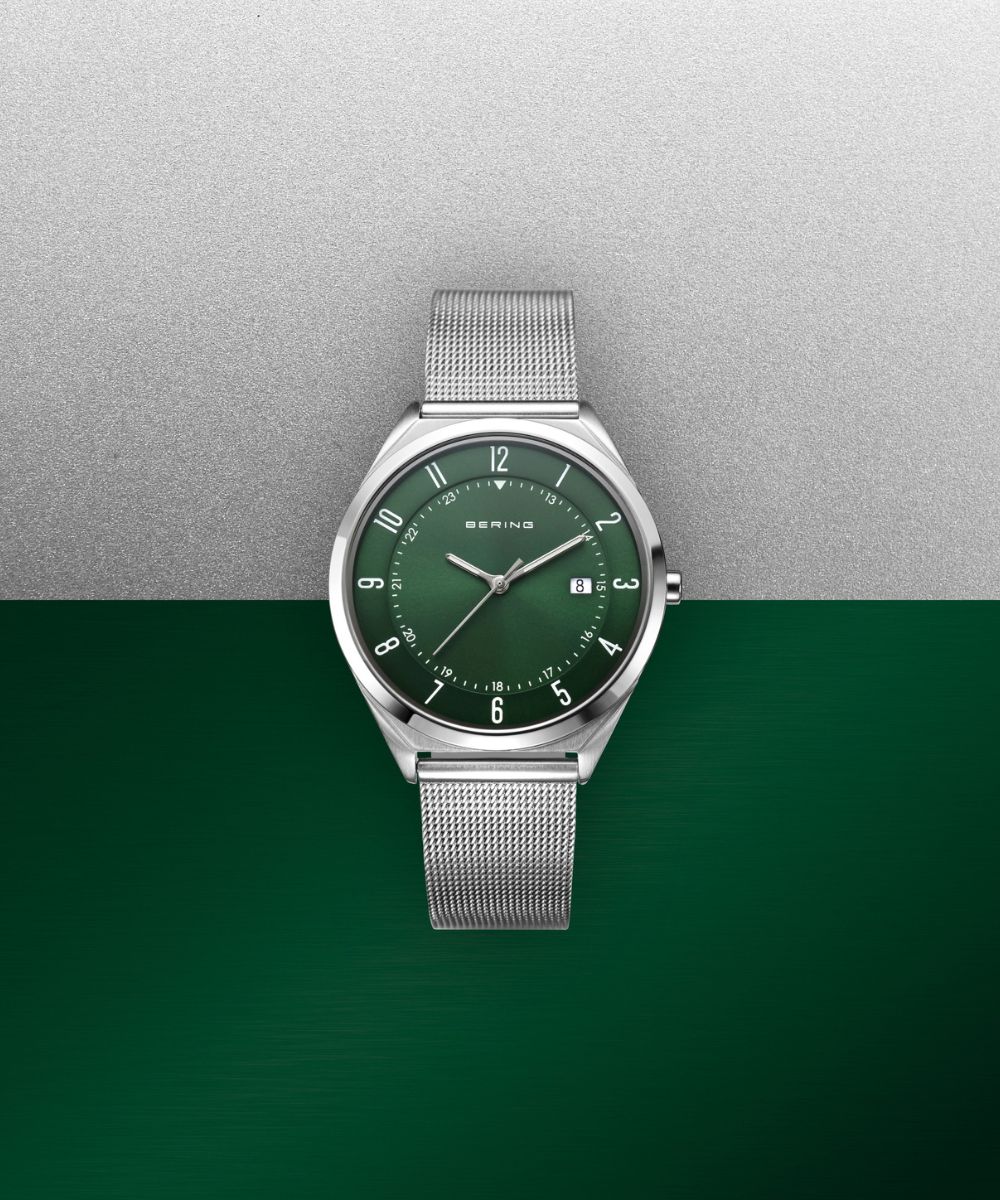 BERING/ベーリングメンズユニセックス腕時計 ウルトラスリム メッシュ