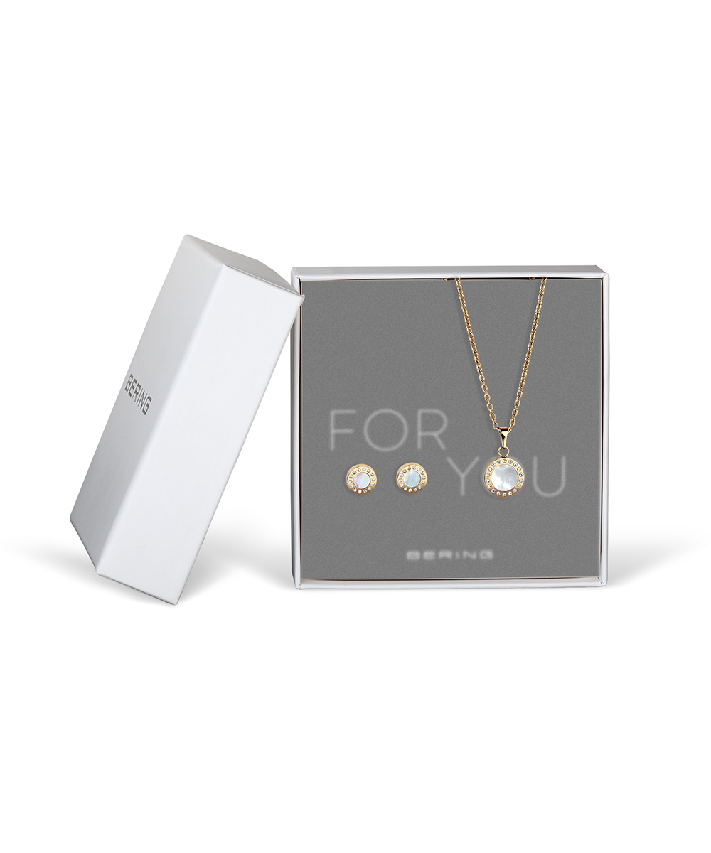 BERING Gift Sets Necklace & Charm 427-707-Gold