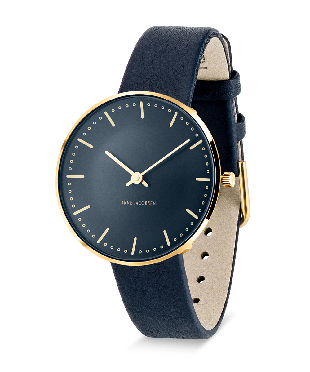 WATCH | ARNE JACOBSEN CITY HALL WATCH 34mm OXFORD BLUE 53207