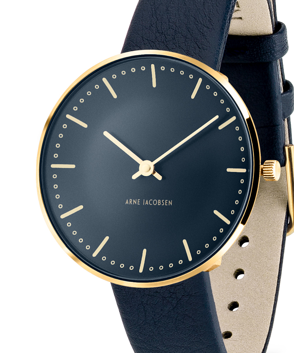 WATCH | ARNE JACOBSEN CITY HALL WATCH 34mm OXFORD BLUE 53207