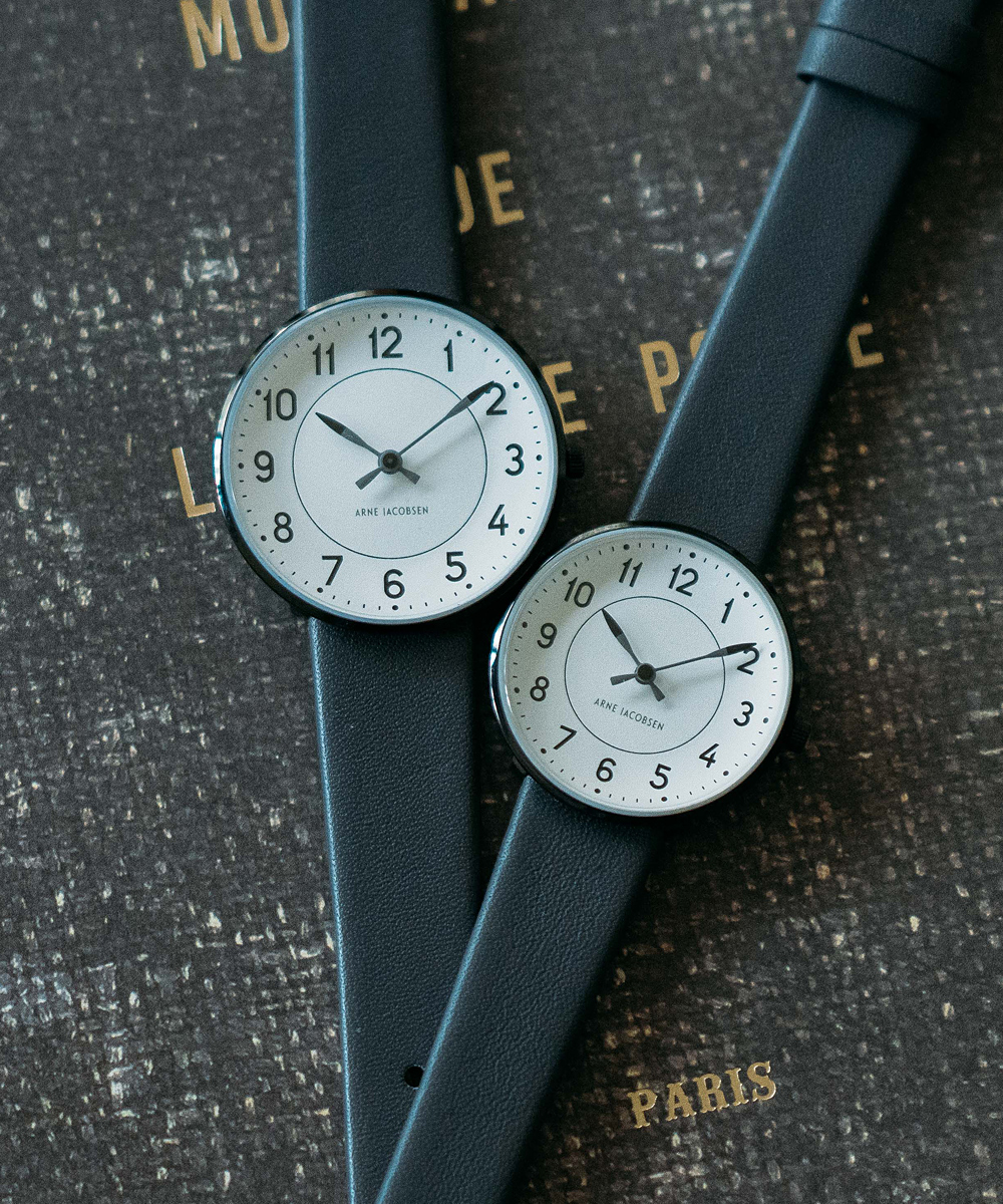 WATCH | ARNE JACOBSEN × IDEE STATION WATCH 30mm 53400-1498BP 数量