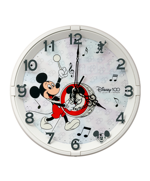 第一生命ノベルティミッキーマウスヒストリークロック - 置時計