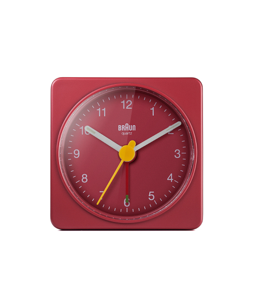 BRAUN Analog Alarm Clock BC02R レッド