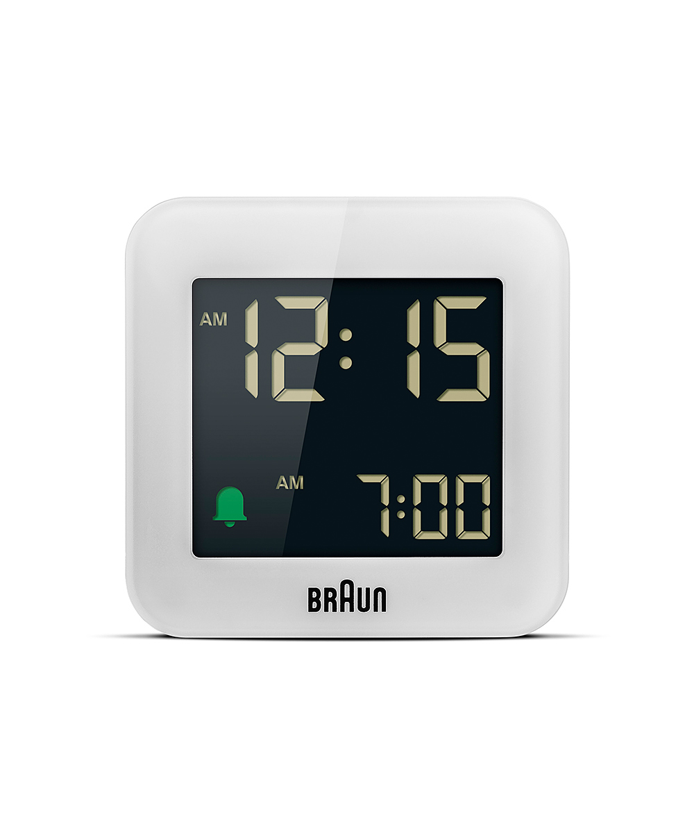 Digital Alarm Clock BC08W ホワイト