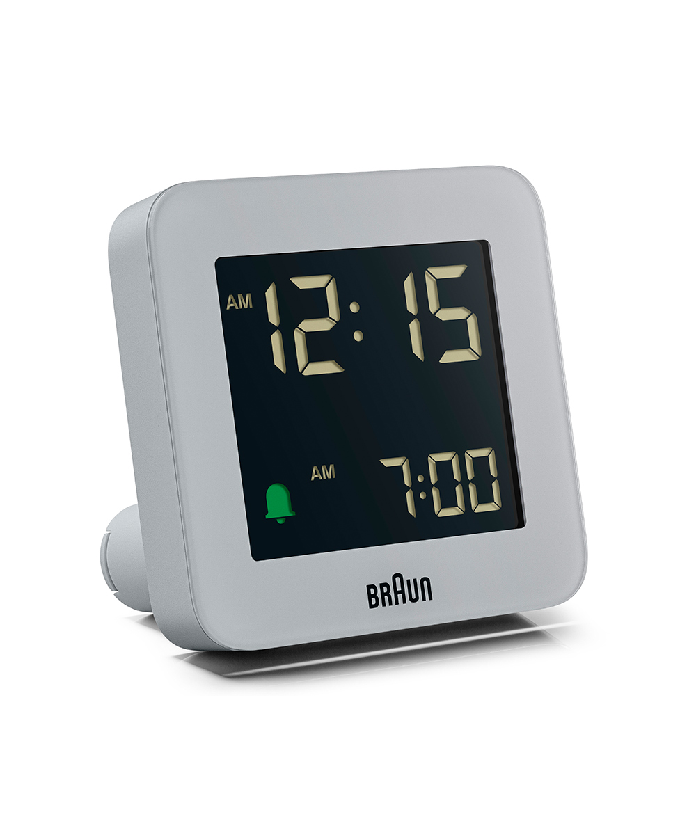 CLOCK | BRAUN DIGITAL ALARM CLOCK GRAY BC09G（ブラウン置き時計