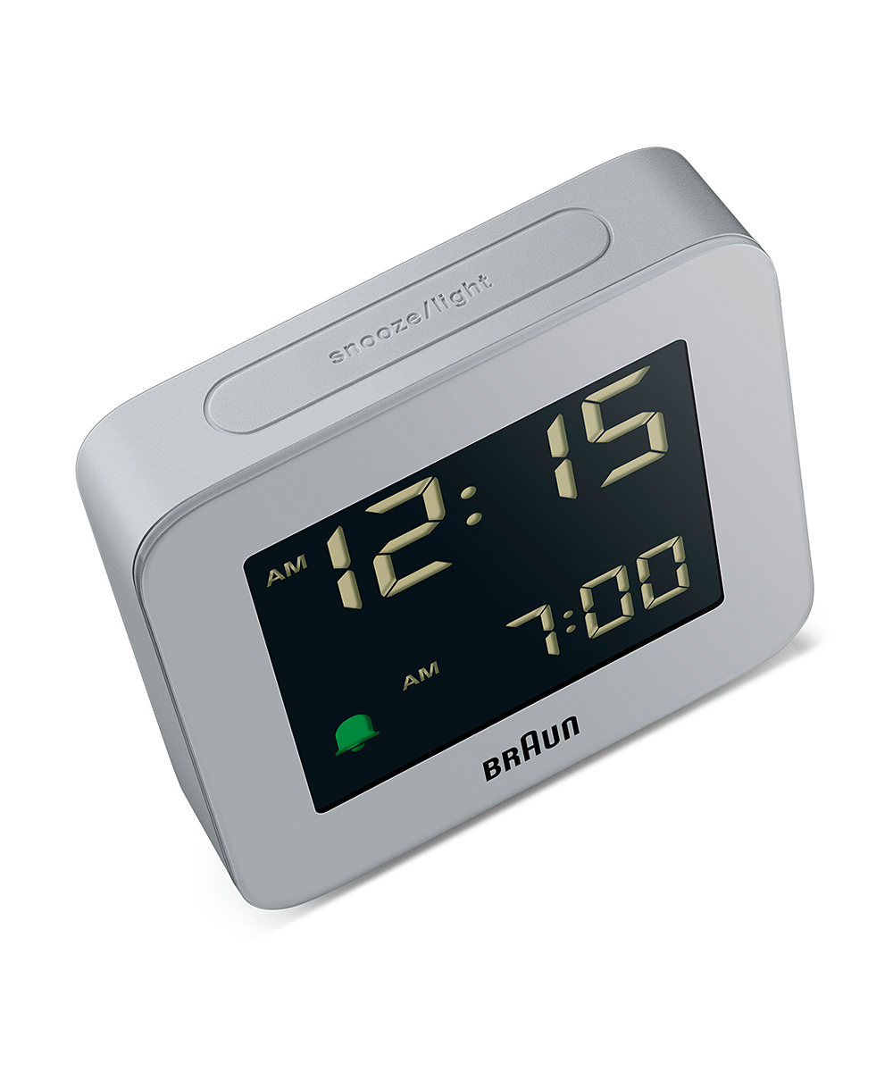 CLOCK | BRAUN DIGITAL ALARM CLOCK GRAY BC09G（ブラウン置き時計