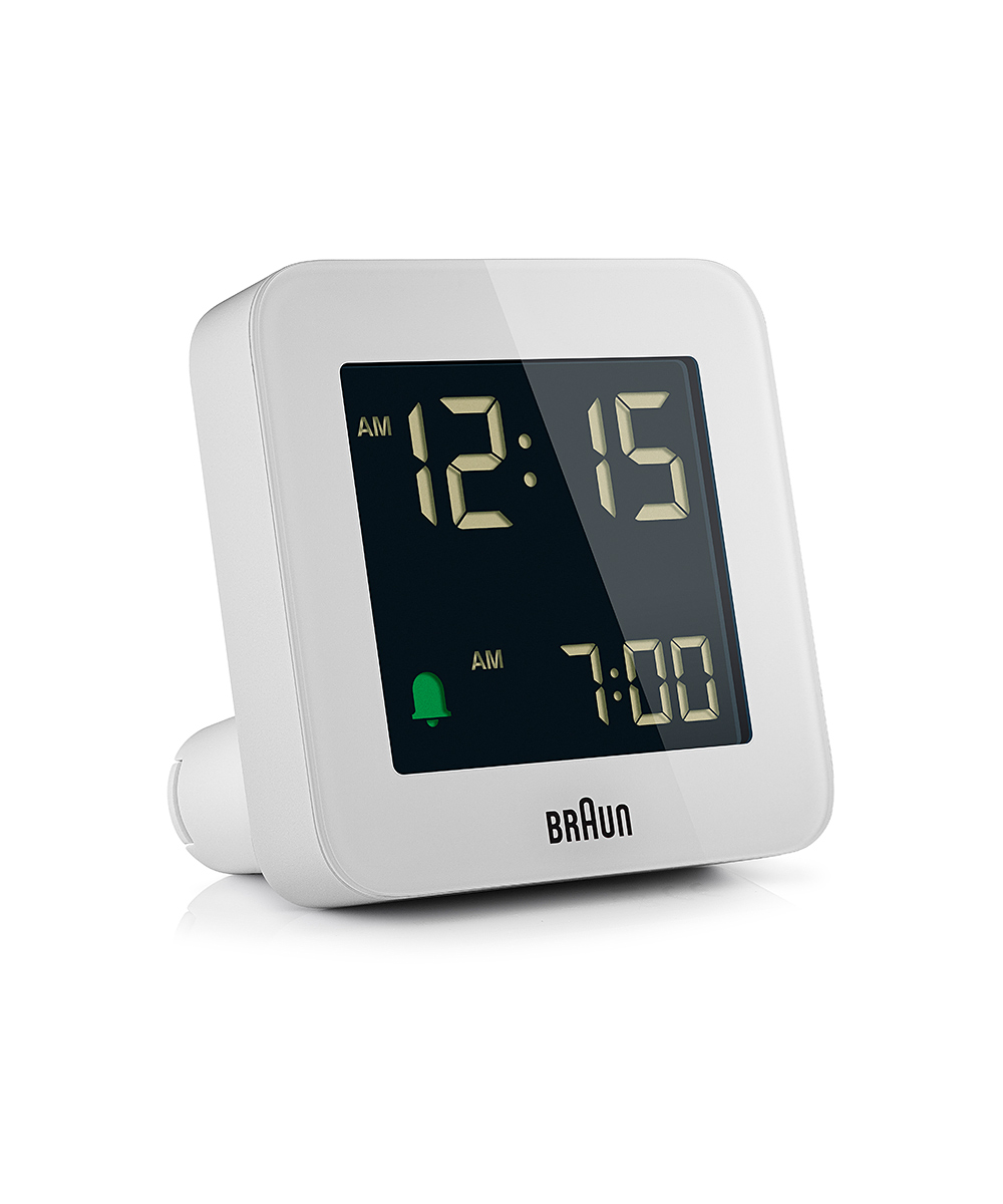 CLOCK | BRAUN DIGITAL ALARM CLOCK WHITE BC09W （ブラウン置き時計