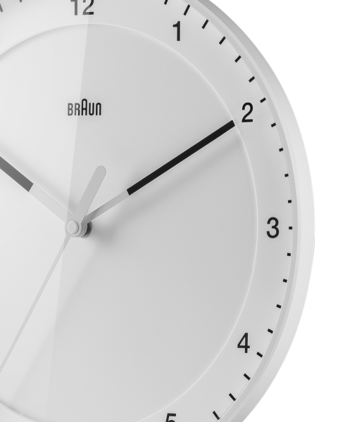 BRAUN（ブラウン） | BRAUN Wall Clock BC17W （ホワイト） | 腕時計の