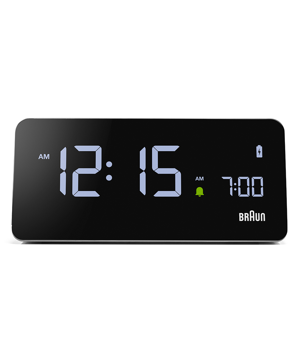 CLOCK | BRAUN Digital Alarm Clock GREY BC21G （ブラウン