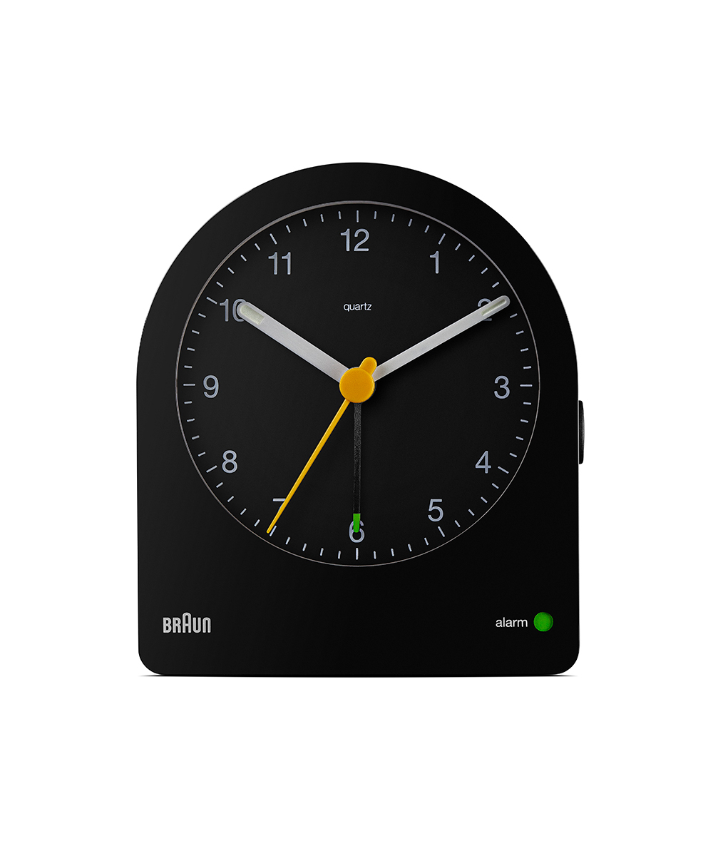 BRAUN Analog Alarm Clock ブラック