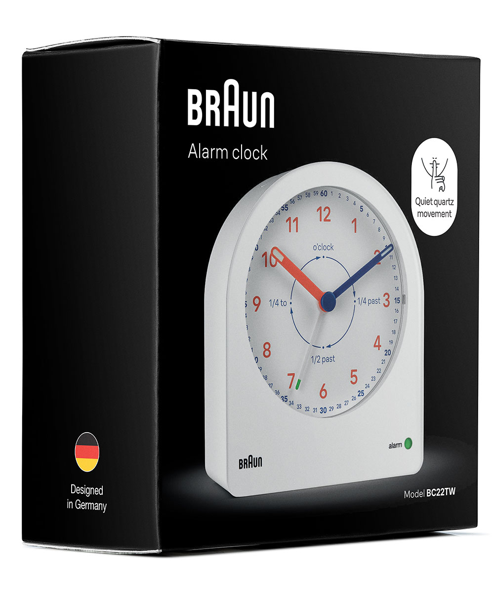 【ブラウン】貴重ドイツ製‼️BRAUN トラベルクロック アナログ 横型FMラジオ ブラウン】BRAUN トラベルクロック アナログ 横型FMラジオ