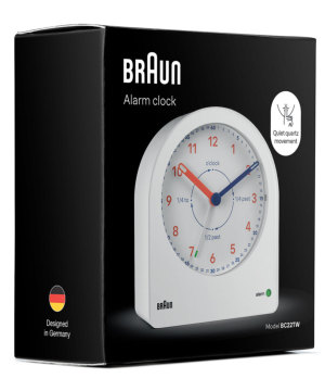 BRAUN Time Teacher ALARM CLOCK BC22TWiuE ^CeB[`[ AiOA[uvzCg~IW j
