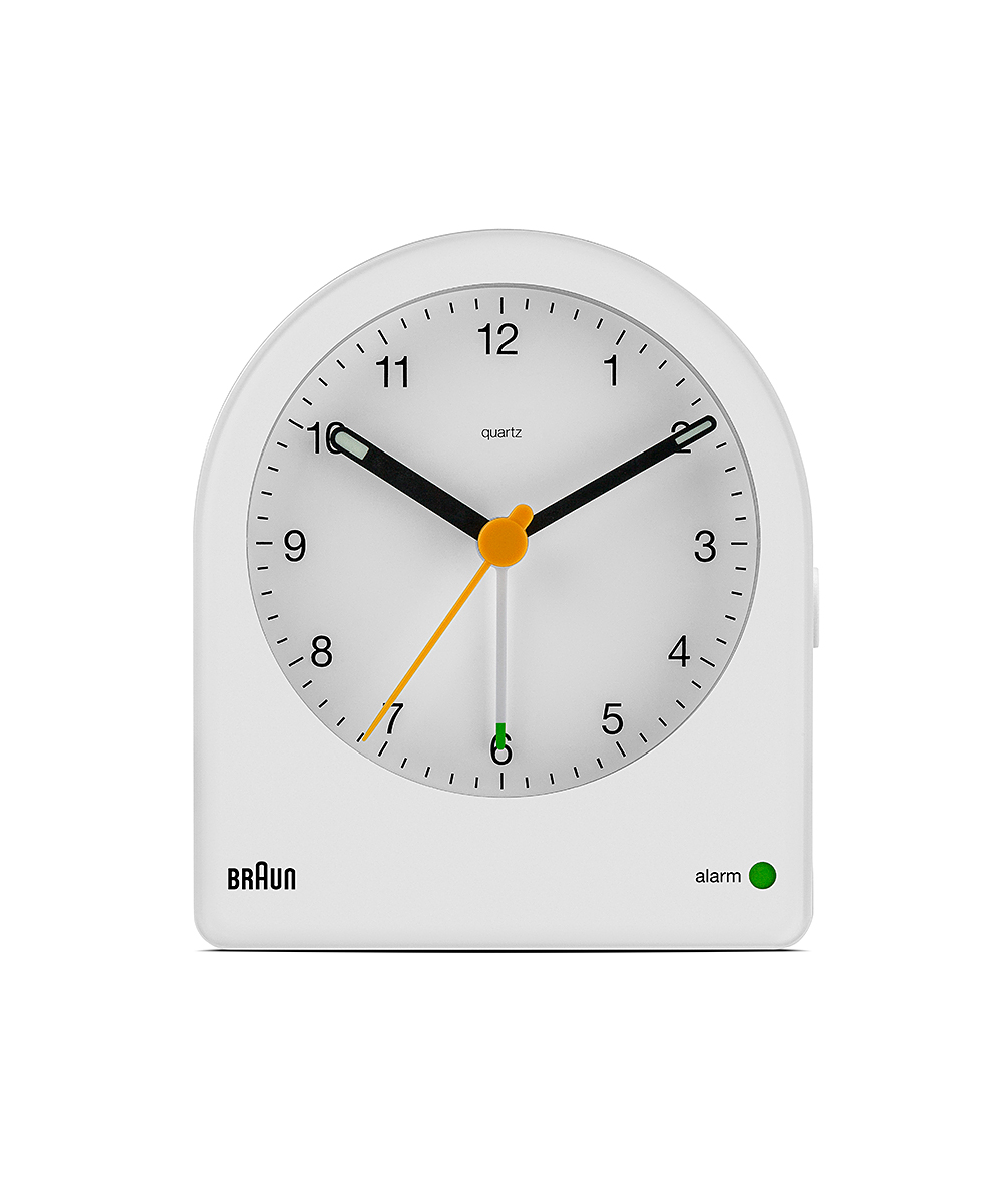 BRAUN Analog Alarm Clock ホワイト
