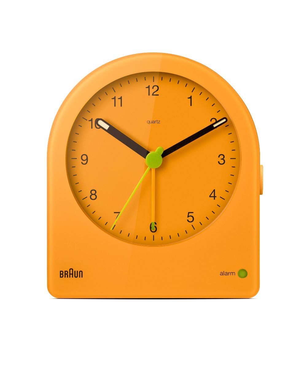 BRAUN/ブラウン アラーム置き時計 イエロー BC22Y
