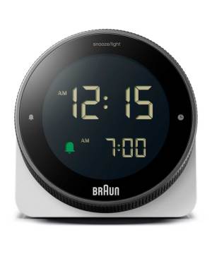 BRAUN DIGITAL CLOCK WHITE BC24W iuE fW^uv zCgj