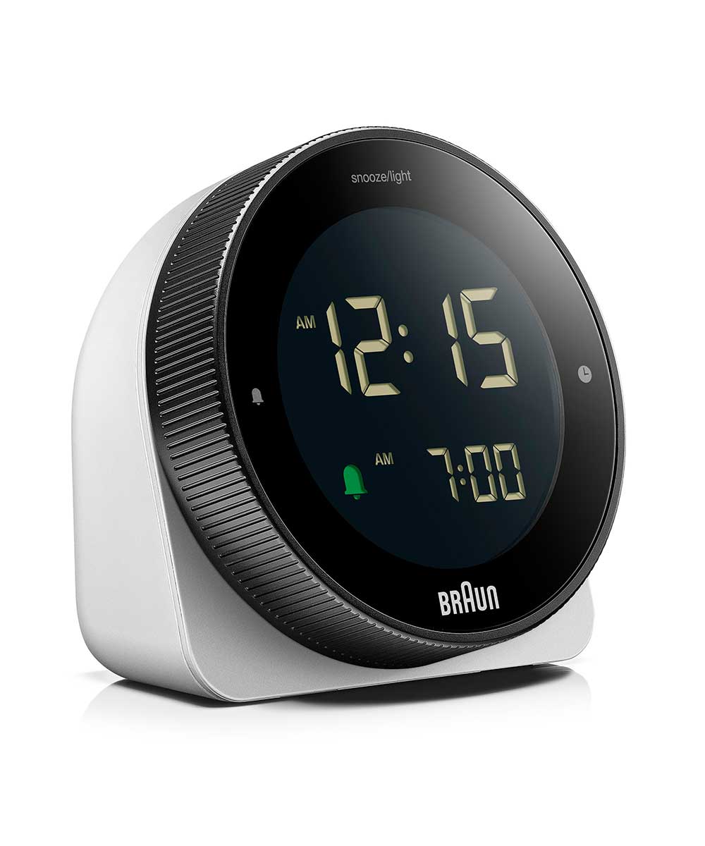 BRAUN（ブラウン） | BRAUN DIGITAL CLOCK WHITE BC24W