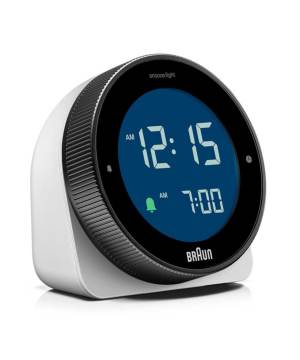 BRAUN DIGITAL CLOCK WHITE BC24W iuE fW^uv zCgj