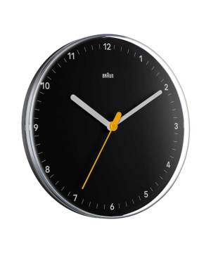 BRAUN WALL CLOCK BLACK BC26B iuE AiO|v ubN a23cmj