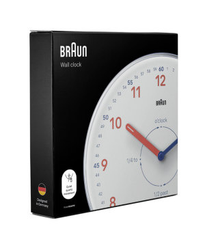 BRAUN Time Teacher WALL CLOCK WHITE BC26TW iuE ^CeB[`[ AiO Ǌ|v zCg~IWj