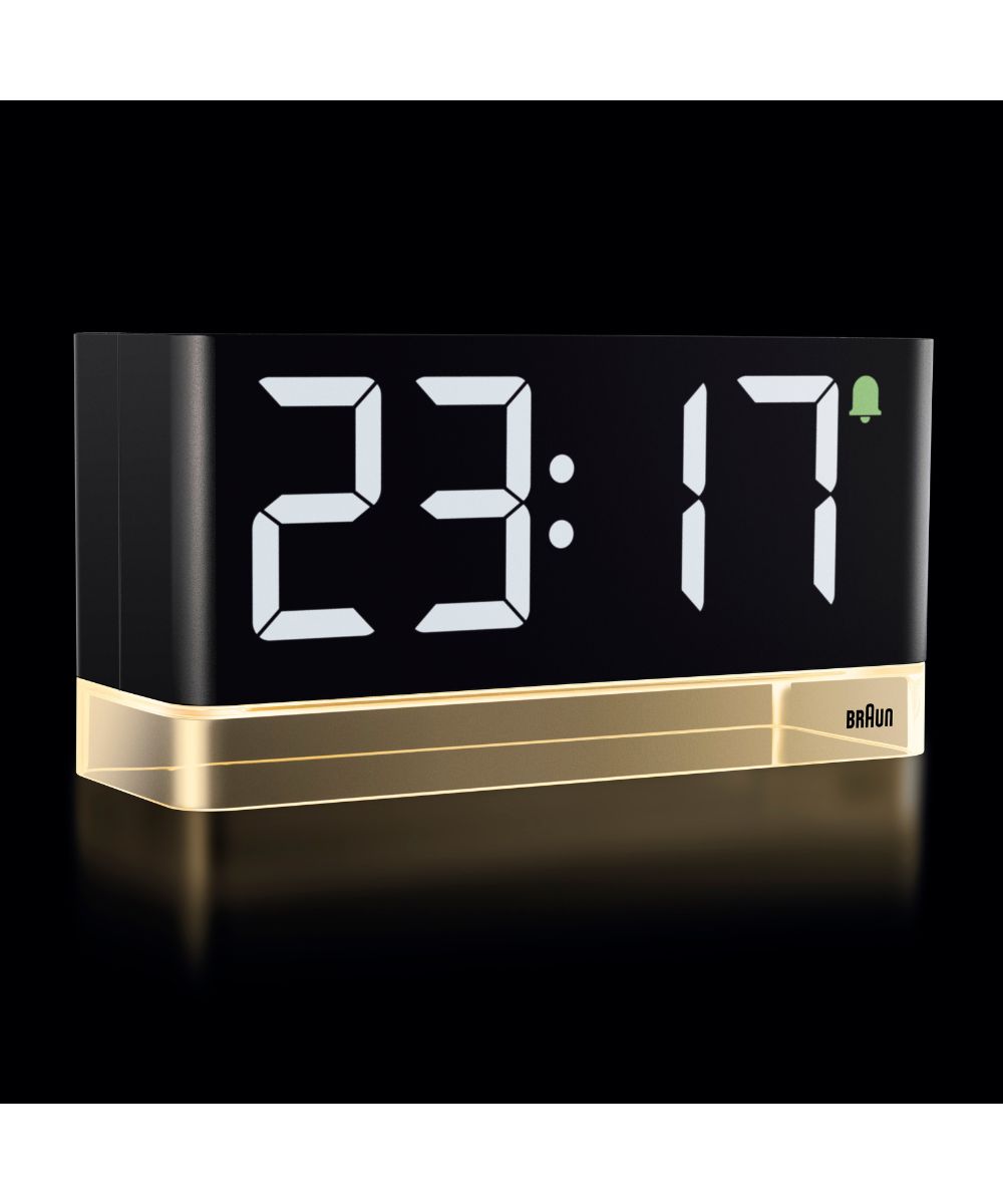 値下げ！ 未使用　Braun　ブラウン　アラーム付きクロック BRAUN/ブラウン デジタル LEDディスプレイ＆ナイトライト アラーム