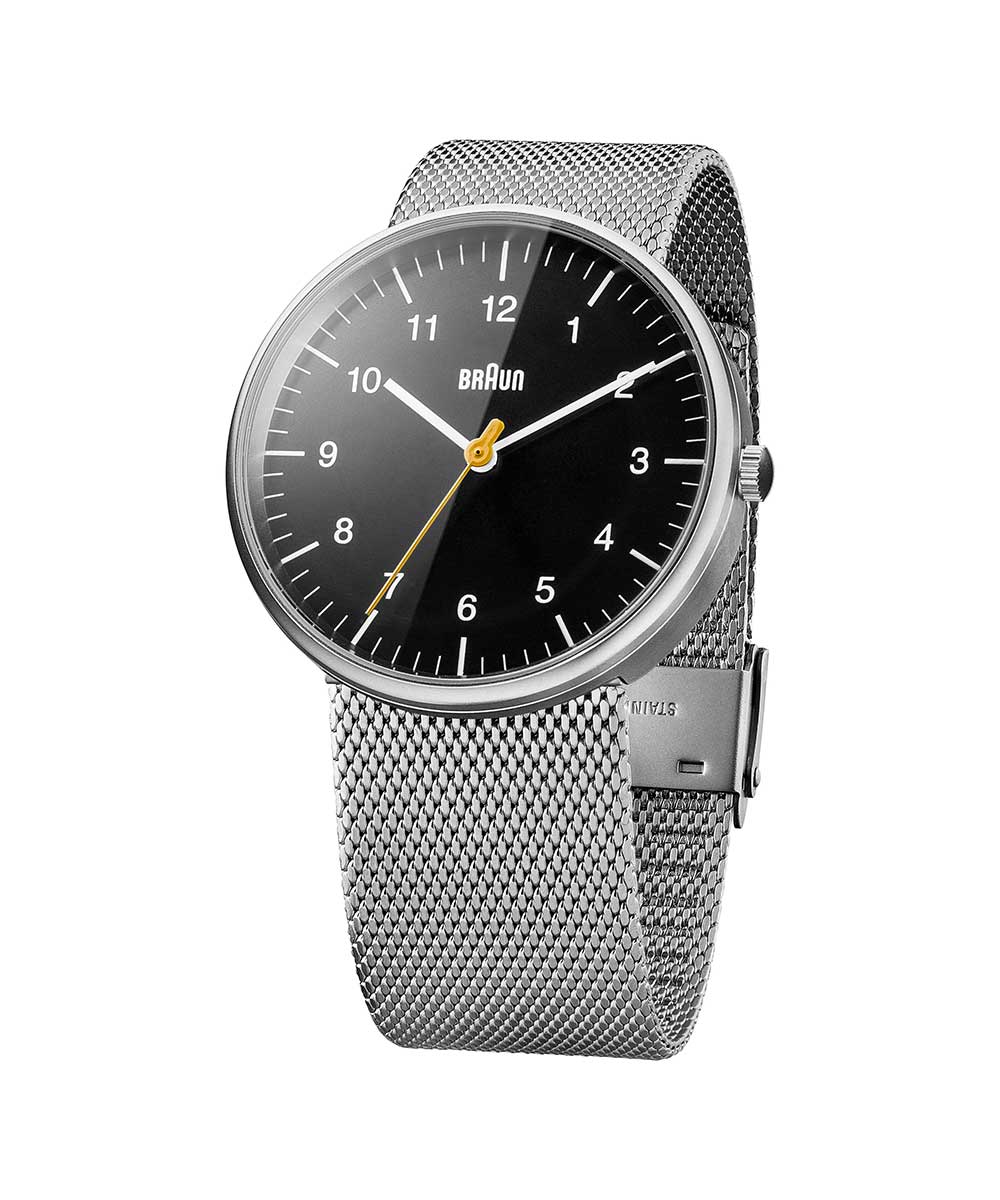 BRAUN（ブラウン） | BRAUN SILVER MESH WATCH BN0021BKSLMHG（ブラウン腕時計 ブラック×シルバーメッシュベルト）  | BERINGやBRAUN時計の公式通販サイト | ノルディック フィーリング