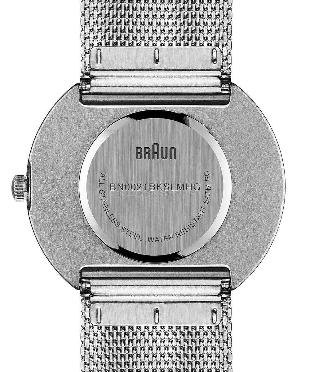 BRAUN（ブラウン） | BRAUN SILVER MESH WATCH BN0021BKSLMHG（ブラウン腕時計 ブラック×シルバーメッシュベルト）  | BERINGやBRAUN時計の公式通販サイト | ノルディック フィーリング