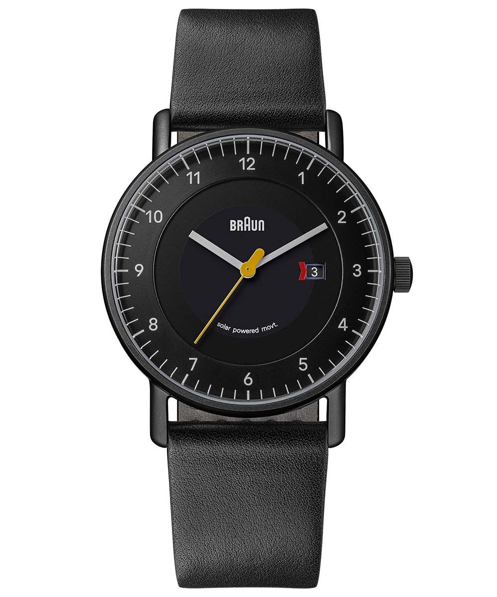 BRAUN SOLAR WATCH LEATHER BLACK BN0301BKBKGiuE \[[rv Ձ~ubNU[xgj