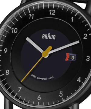 BRAUN SOLAR WATCH LEATHER BLACK BN0301BKBKGiuE \[[rv Ձ~ubNU[xgj