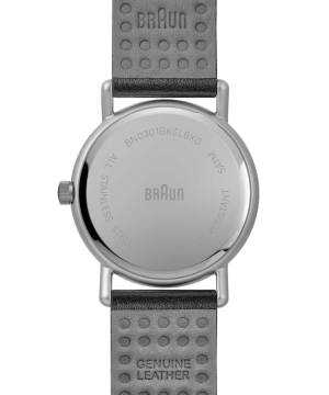 BRAUN SOLAR WATCH LEATHER SILVER BN0301BKSLBKGiuE \[[rv Ձ~Vo[P[X~vxgj