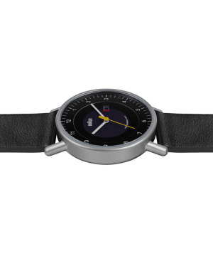BRAUN SOLAR WATCH LEATHER SILVER BN0301BKSLBKGiuE \[[rv Ձ~Vo[P[X~vxgj