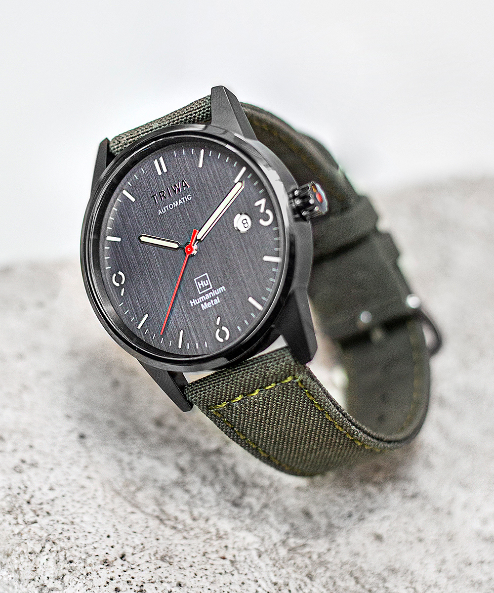 Humanium Metal | TRIWA HUMANIUM 39 SLATE AUTOMATIC HU39GAS