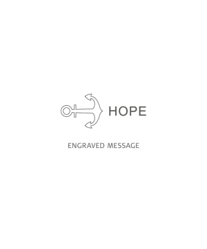 "望み"を意味する「HOPE（ホープ）」の文字が刻印