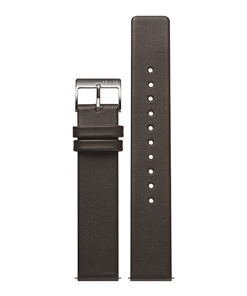 TENTEN BY NENDO STRAP | 10:10 BY NENDO LEATHER STRAP BROWN L003